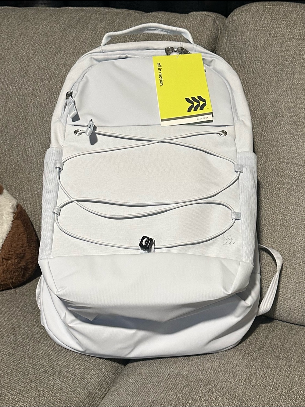 all in motion Blue Everyday Backpack with Elastic Front Bungee